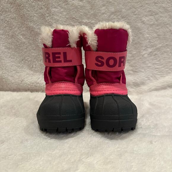 Sorel Snow Commander Boots sz 5 Pink Waterproof Insulated Snow Boots Winter Boot - Picture 7 of 7